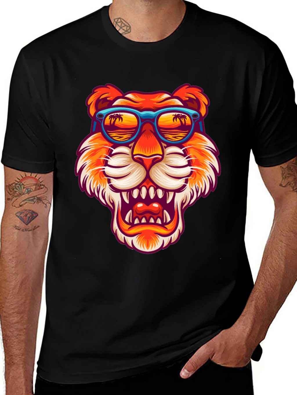 Cool Tiger Graphic Tee