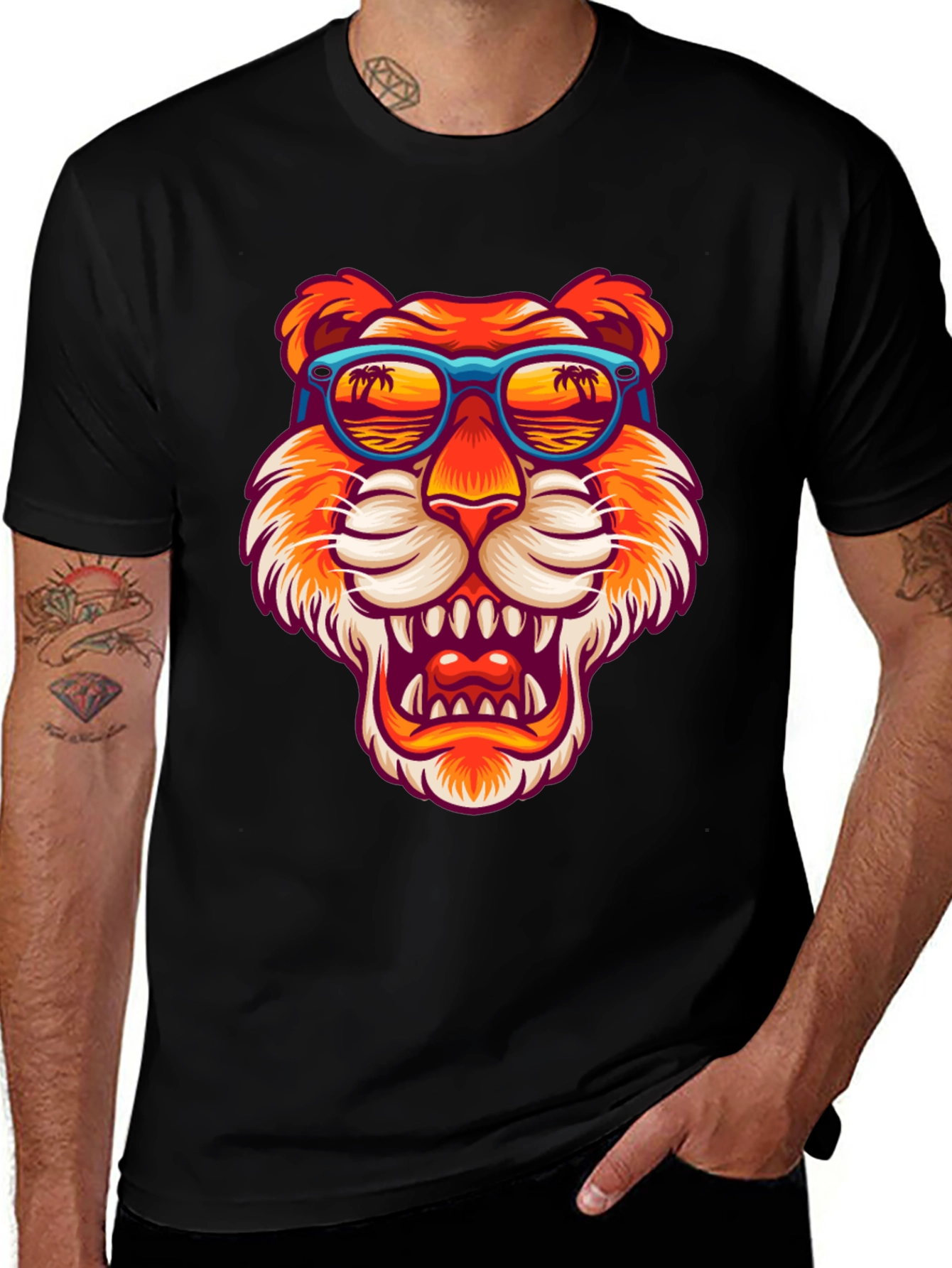Cool Tiger Graphic Tee