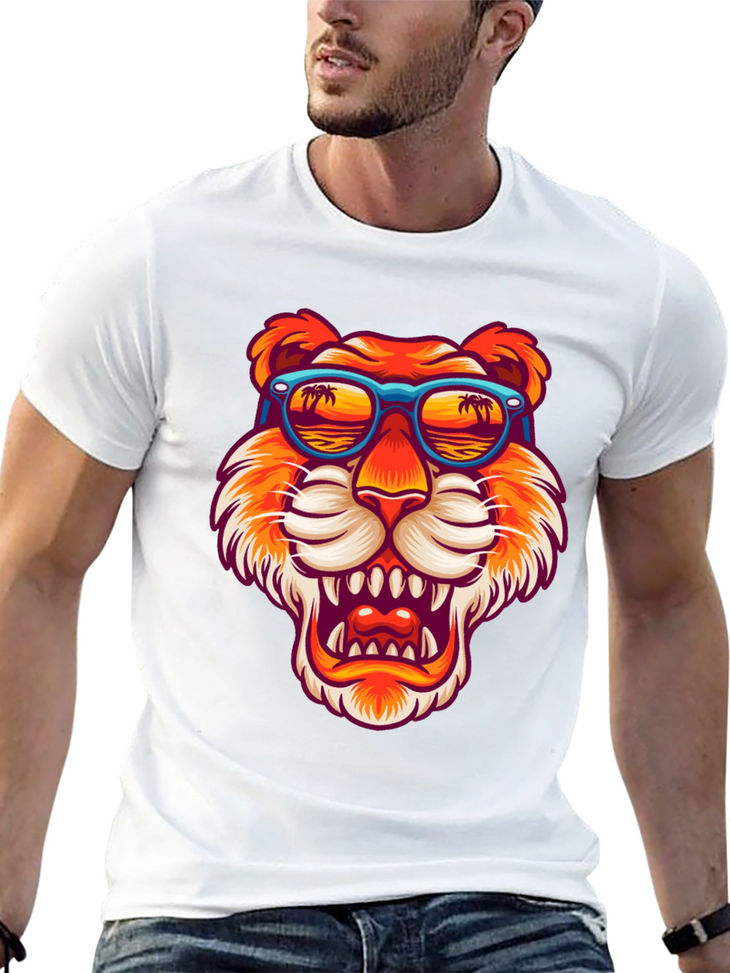 Cool Tiger Graphic Tee