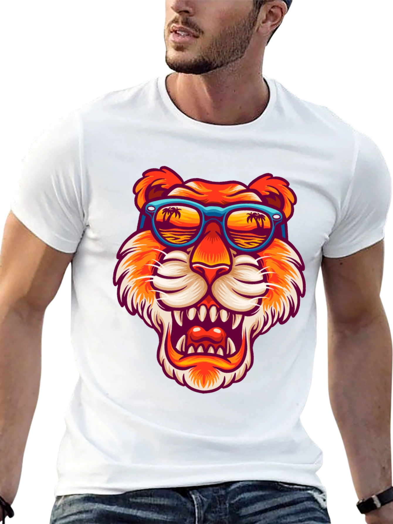 Cool Tiger Graphic Tee