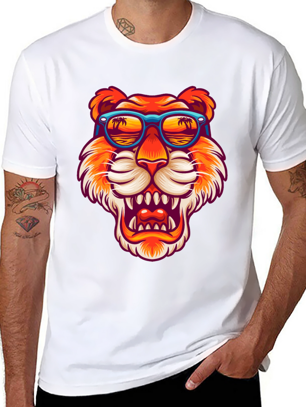 Cool Tiger Graphic Tee