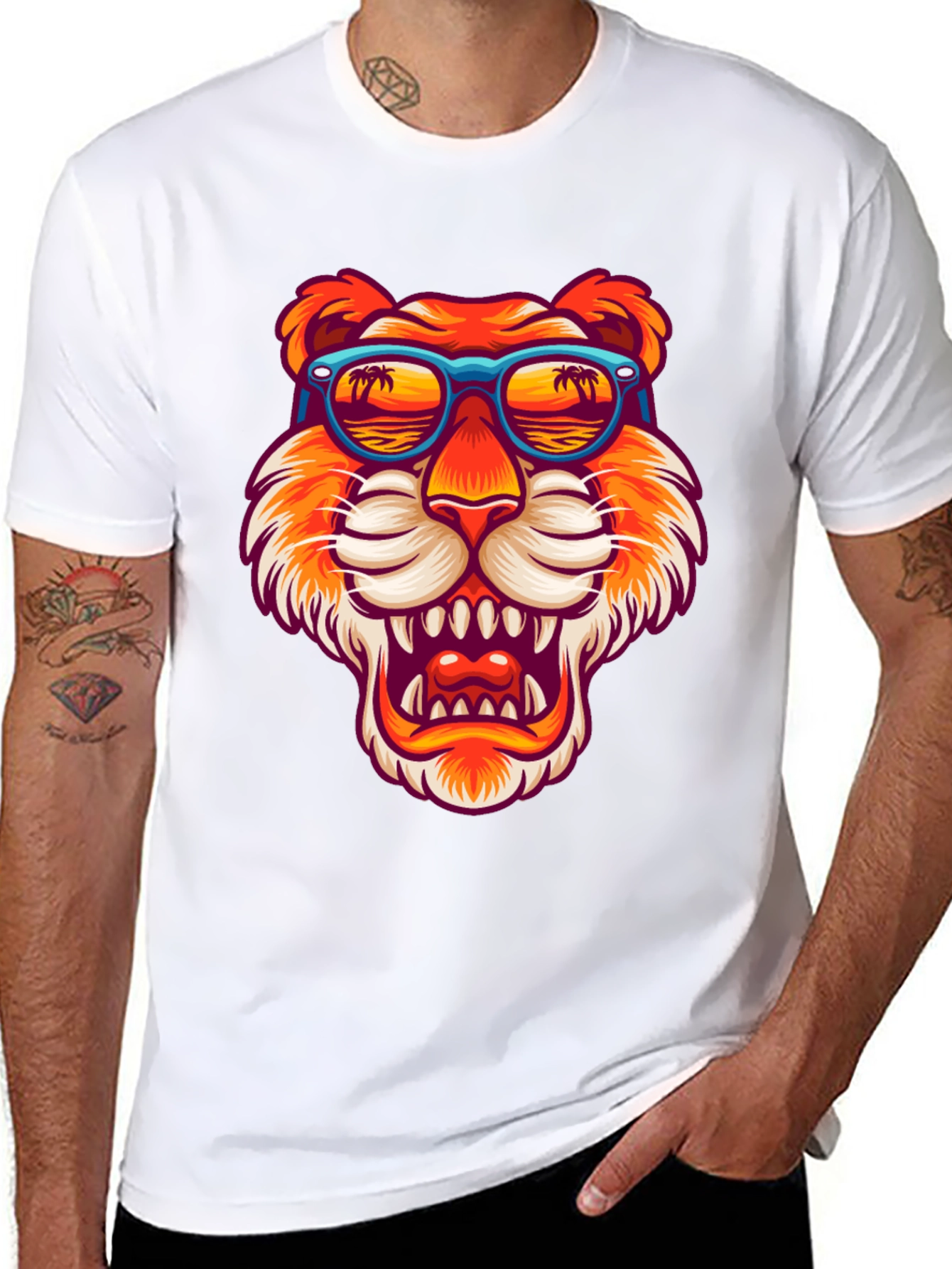 Cool Tiger Graphic Tee