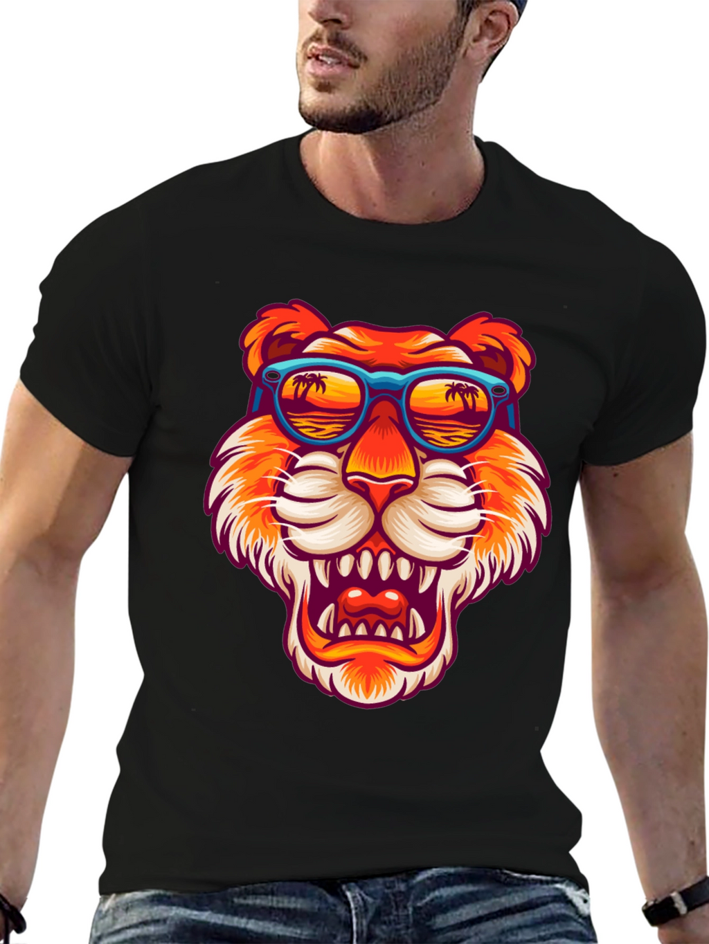 Cool Tiger Graphic Tee