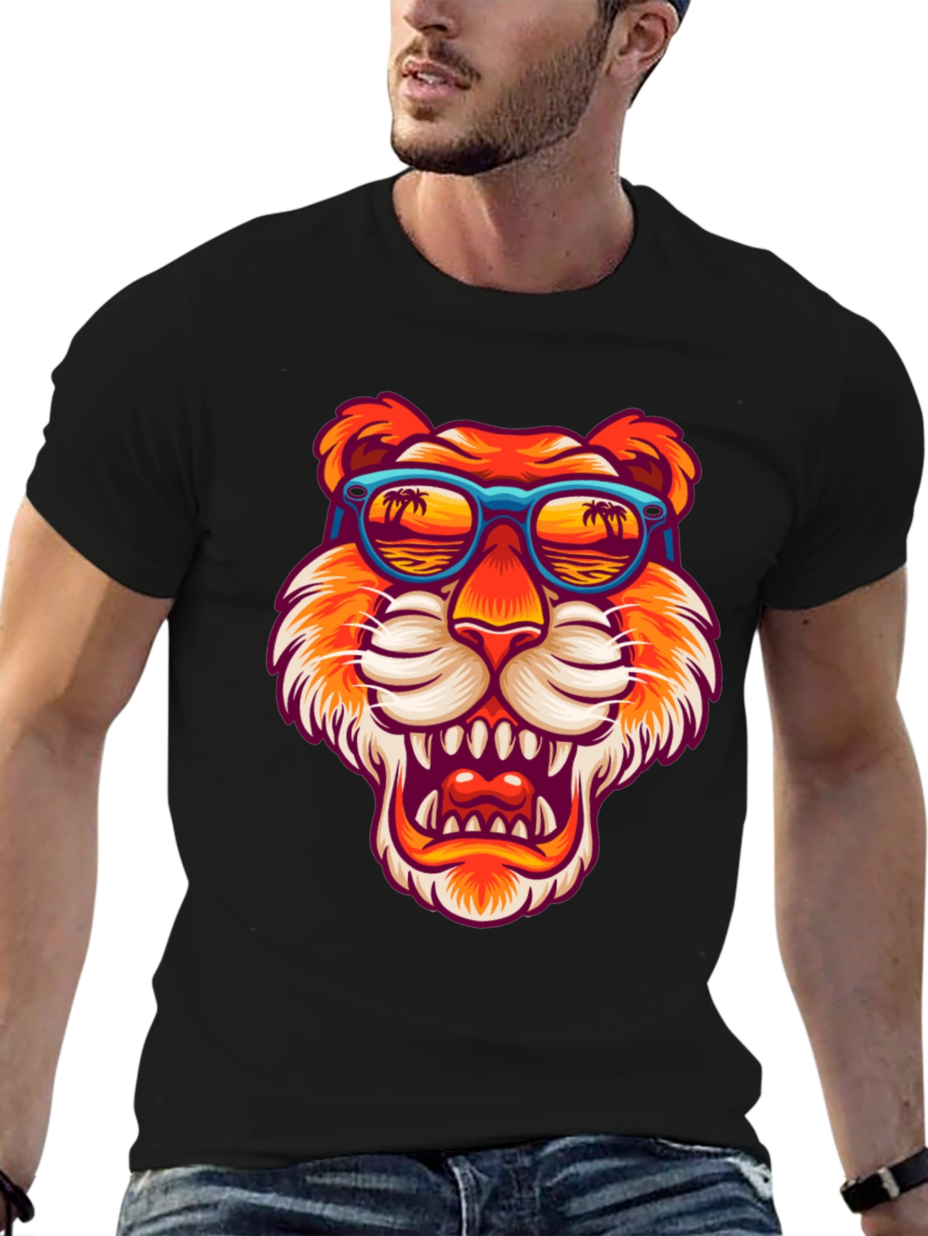 Cool Tiger Graphic Tee