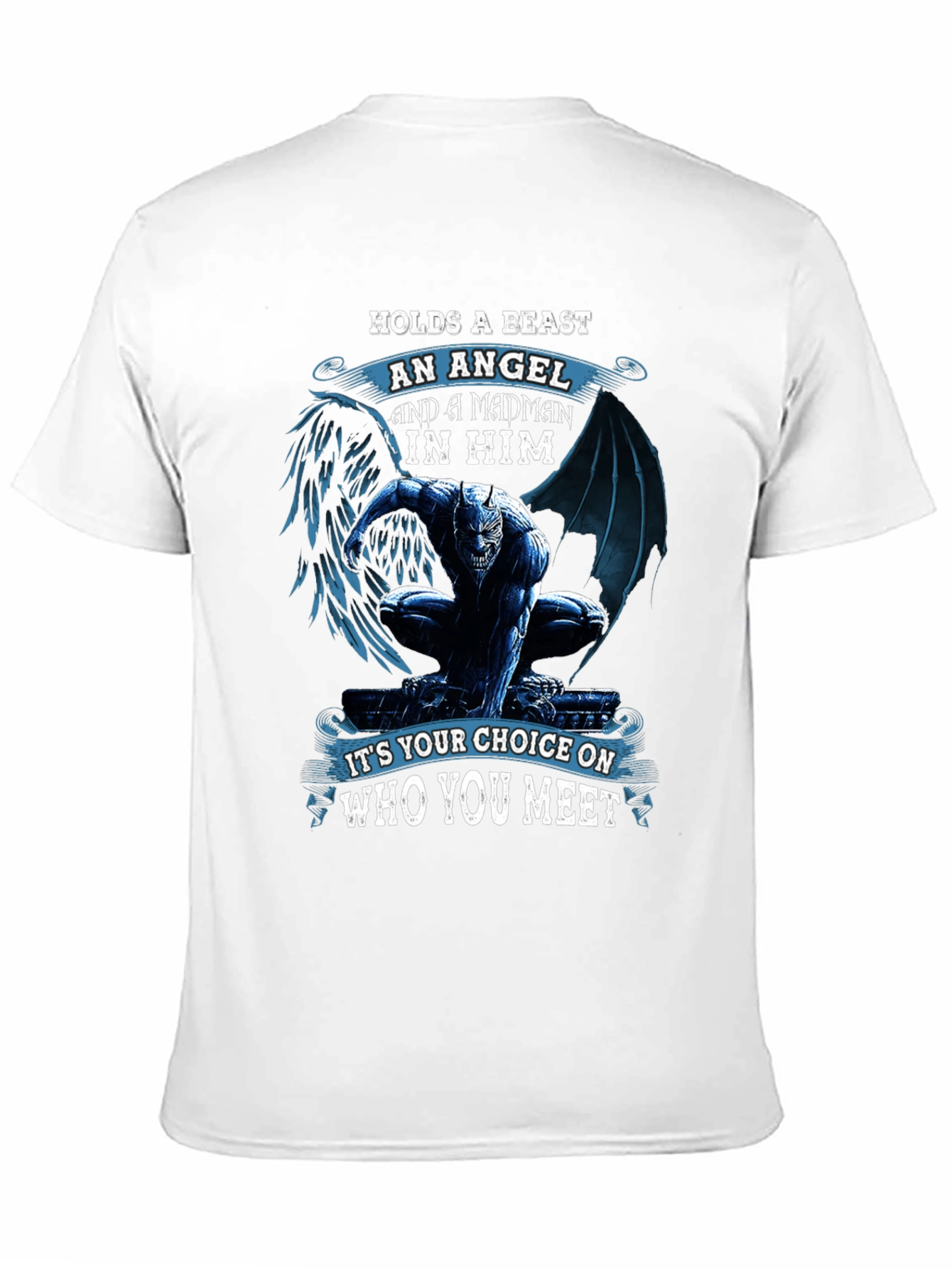 Beast Angel Madman Graphic T-Shirt