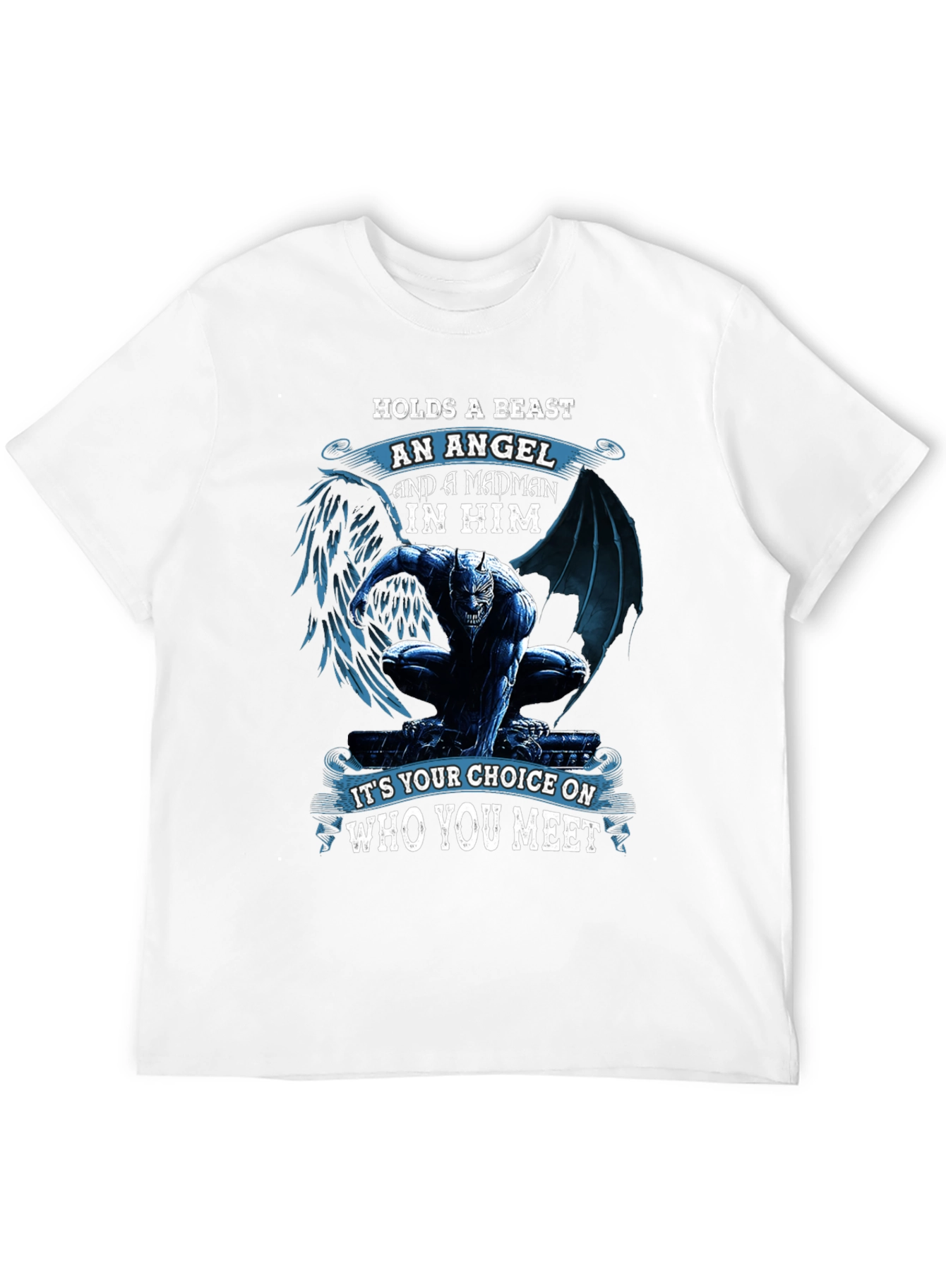 Beast Angel Madman Graphic T-Shirt