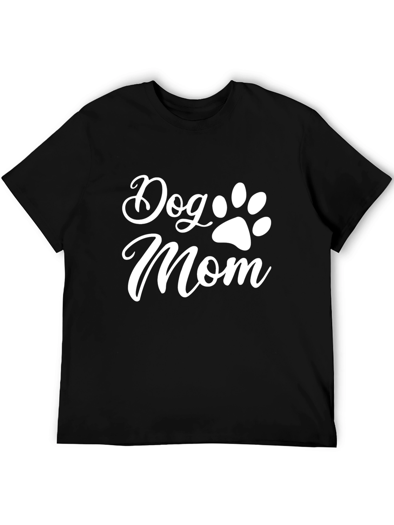 Dog Mom T-Shirt - Cute Paw Print Design