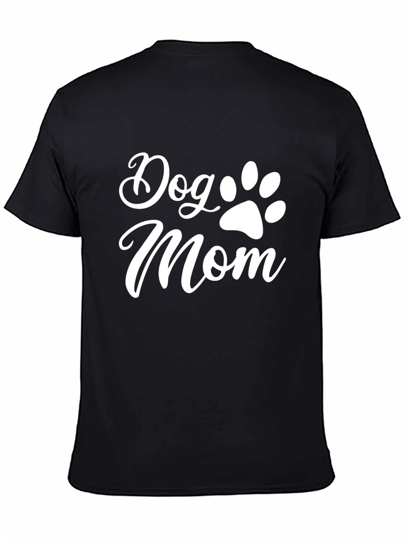 Dog Mom T-Shirt - Cute Paw Print Design