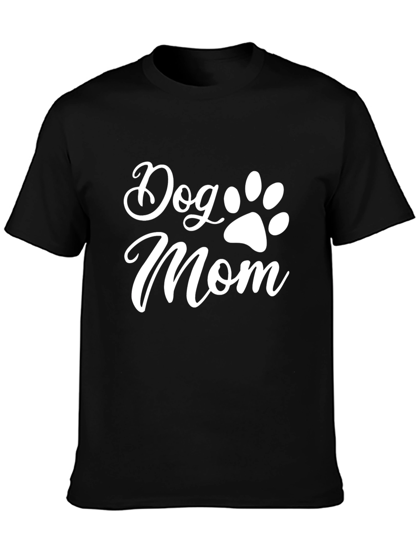Dog Mom T-Shirt - Cute Paw Print Design