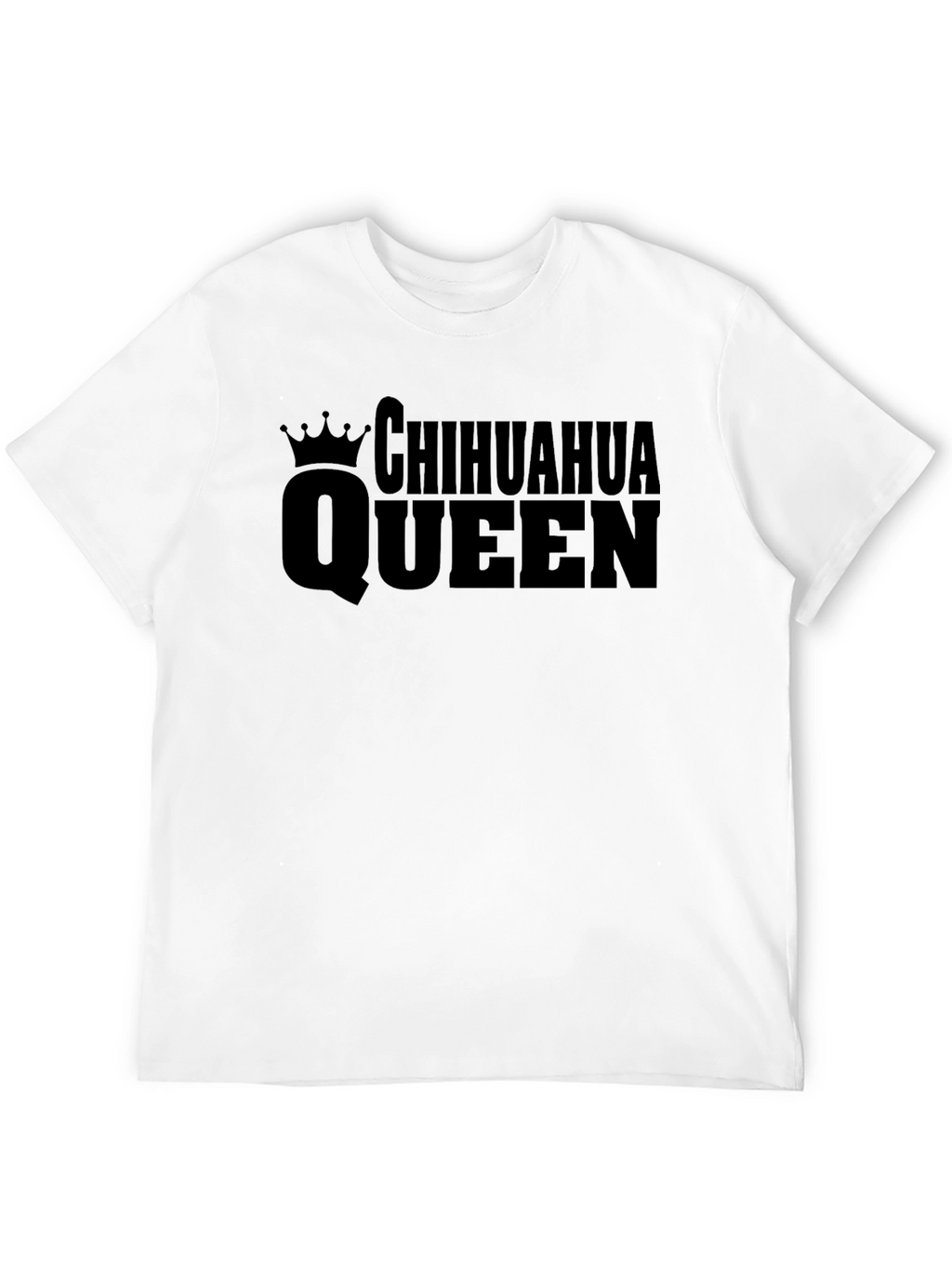 Chihuahua Queen Black T-Shirt