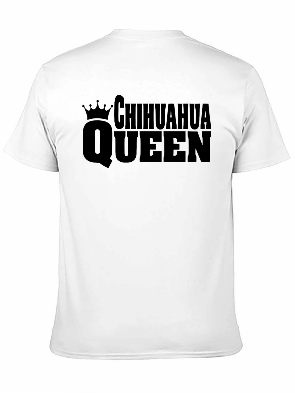 Chihuahua Queen Black T-Shirt