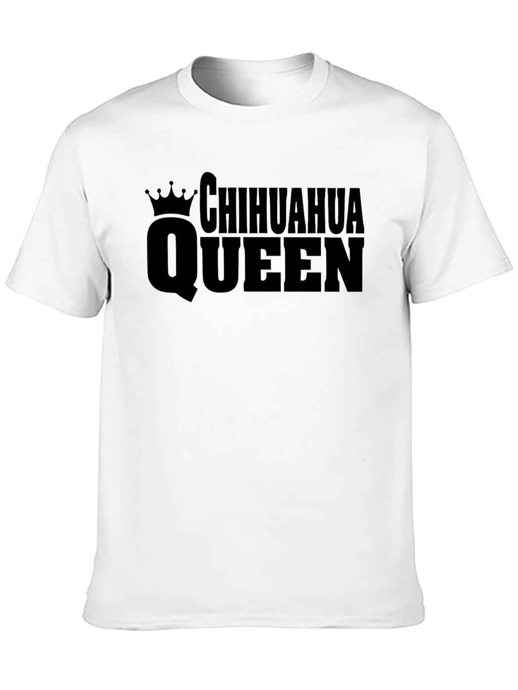 Chihuahua Queen Black T-Shirt