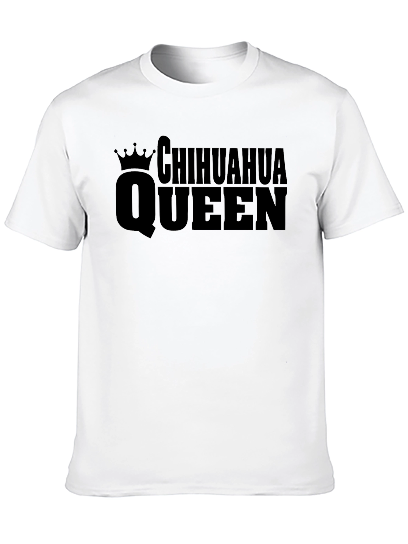 Chihuahua Queen Black T-Shirt