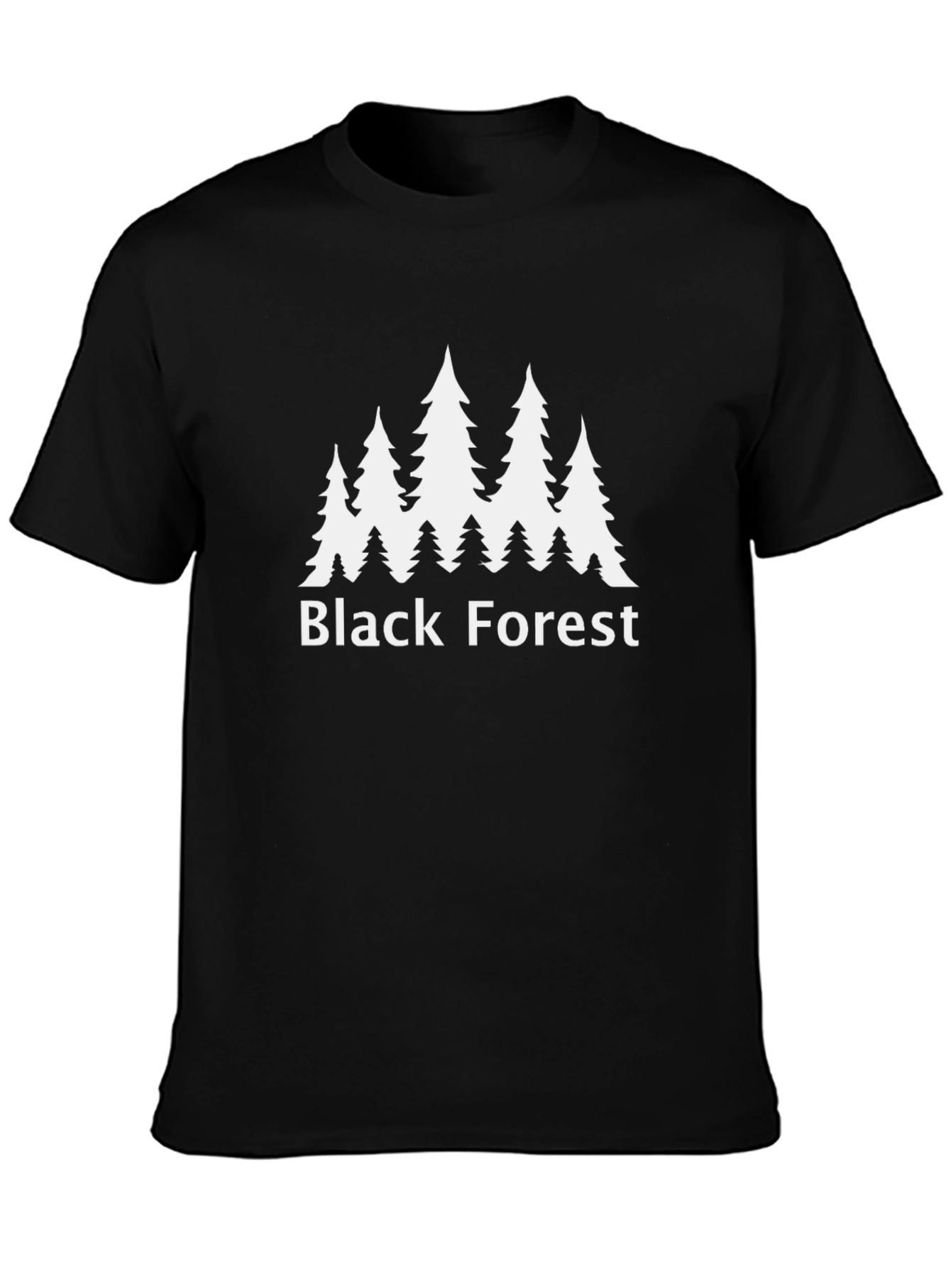 Black Forest T-Shirt - Nature Inspired Graphic Tee