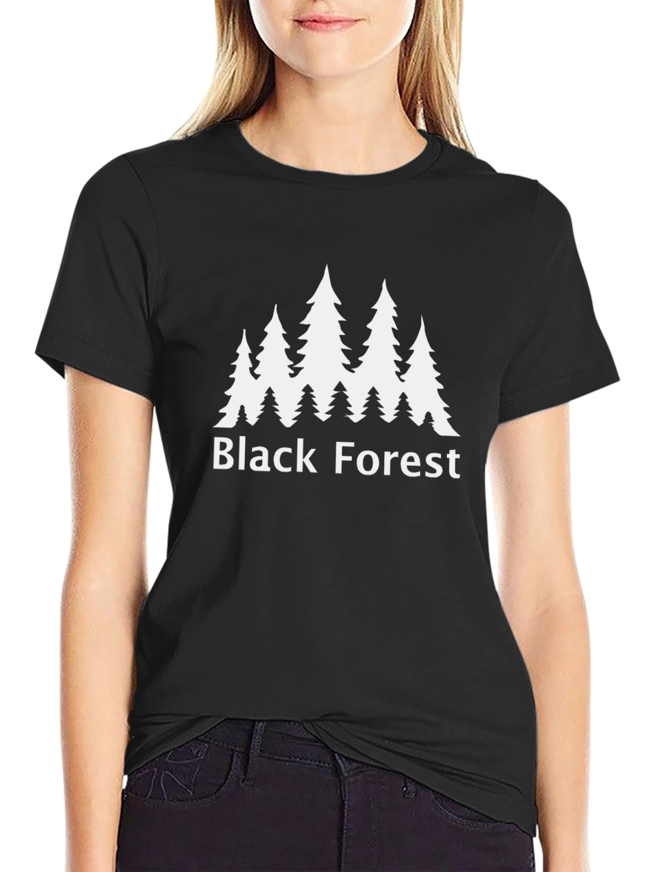 Black Forest T-Shirt - Nature Inspired Graphic Tee