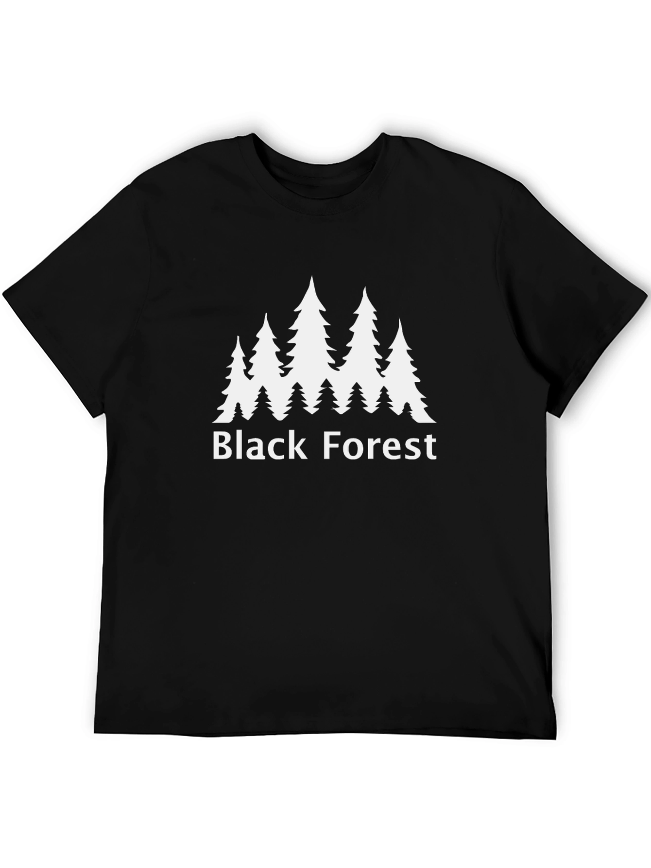Black Forest T-Shirt - Nature Inspired Graphic Tee