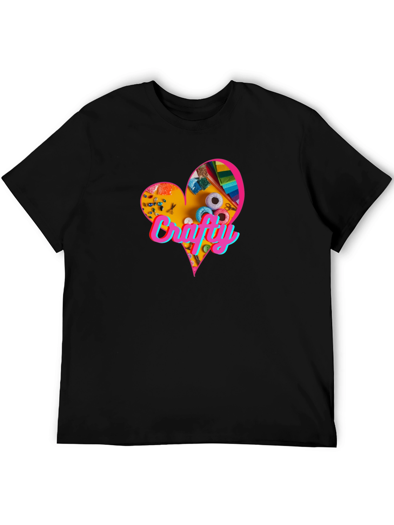 Crafty Heart T-Shirt - Express Your Creative Side
