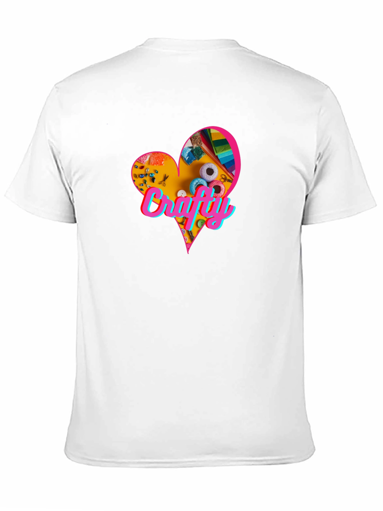 Crafty Heart T-Shirt - Express Your Creative Side