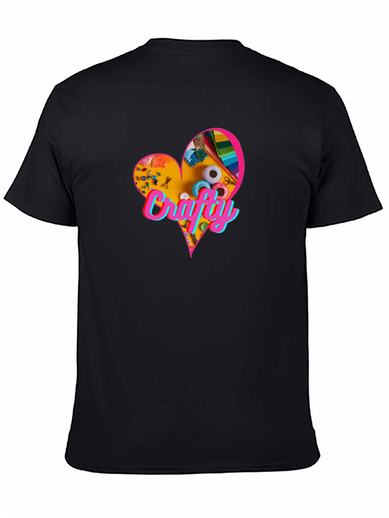 Crafty Heart T-Shirt - Express Your Creative Side