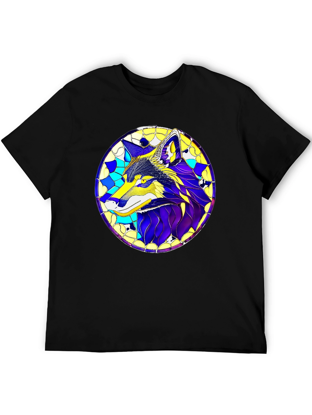 Artistic Wolf Graphic Tee