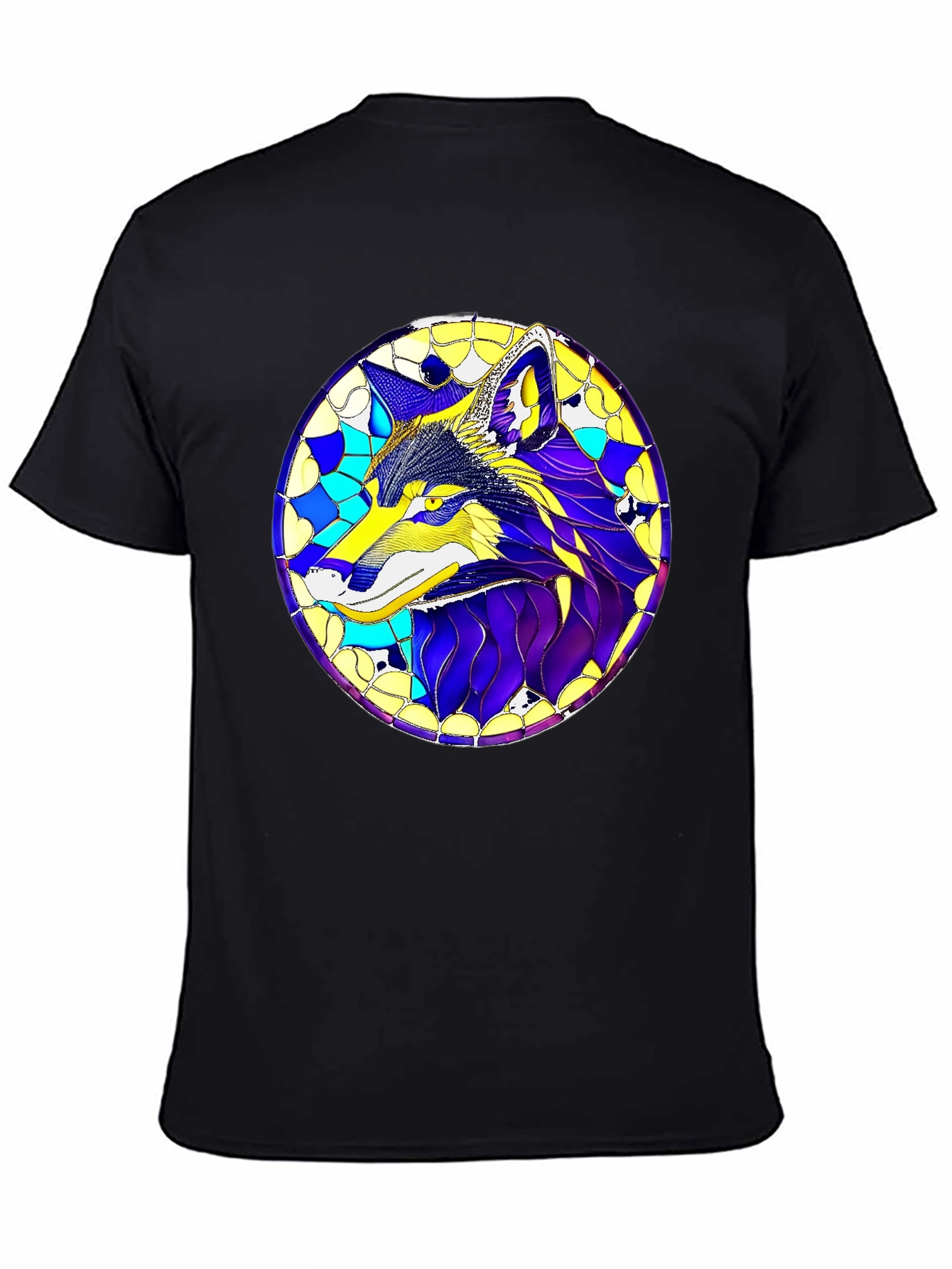 Artistic Wolf Graphic Tee