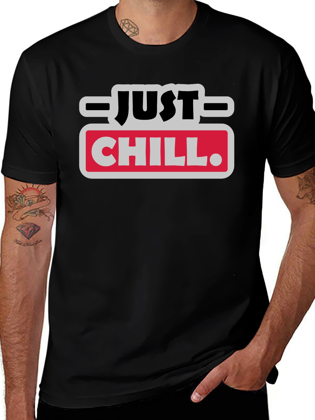 Just Chill Graphic Tee - Relaxed Style T-Shirt