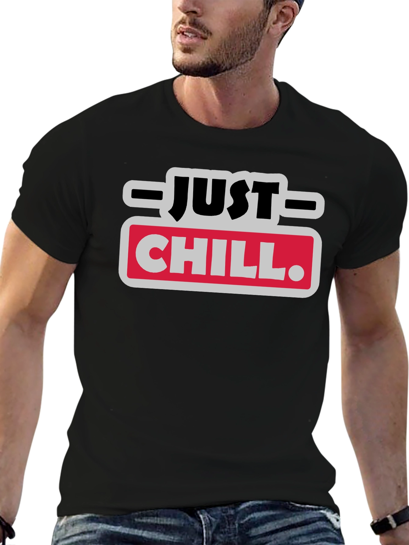 Just Chill Graphic Tee - Relaxed Style T-Shirt