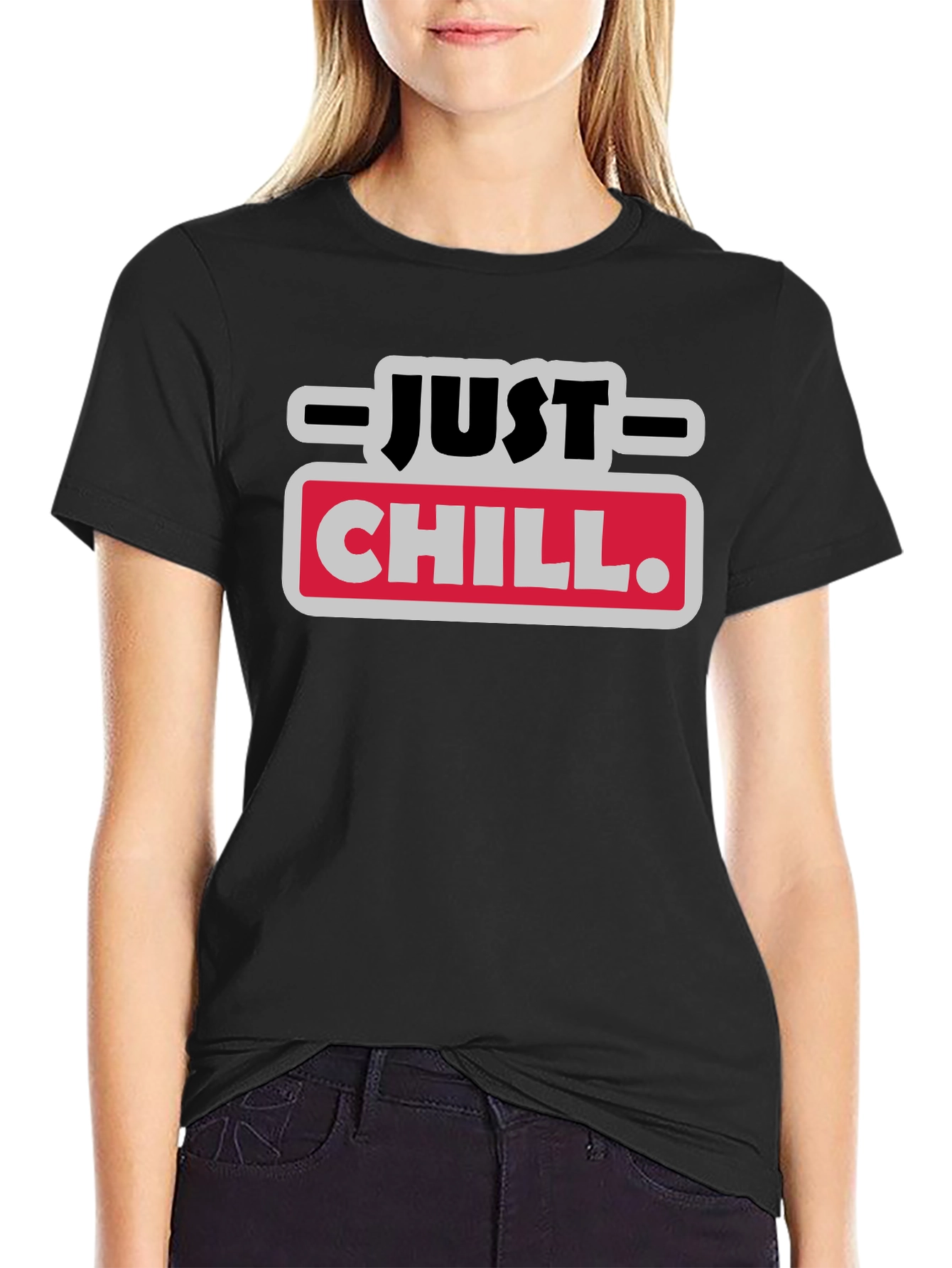 Just Chill Graphic Tee - Relaxed Style T-Shirt