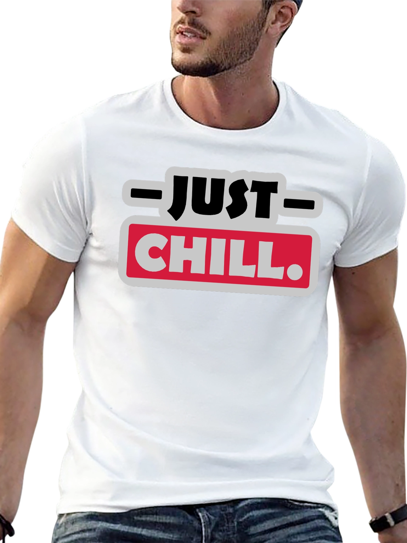 Just Chill Graphic Tee - Relaxed Style T-Shirt