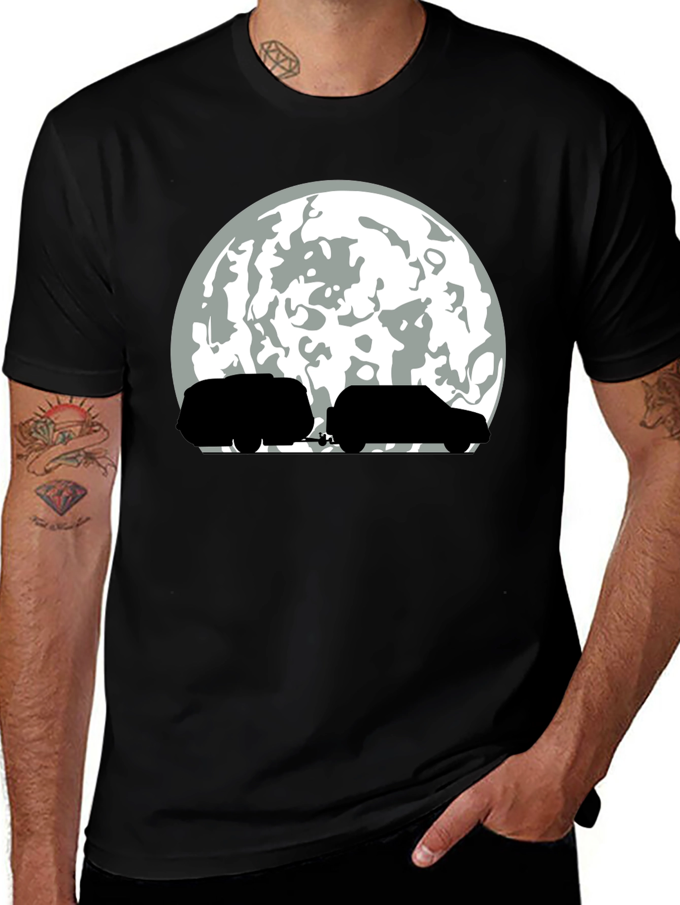 Camping Under the Moon T-Shirt