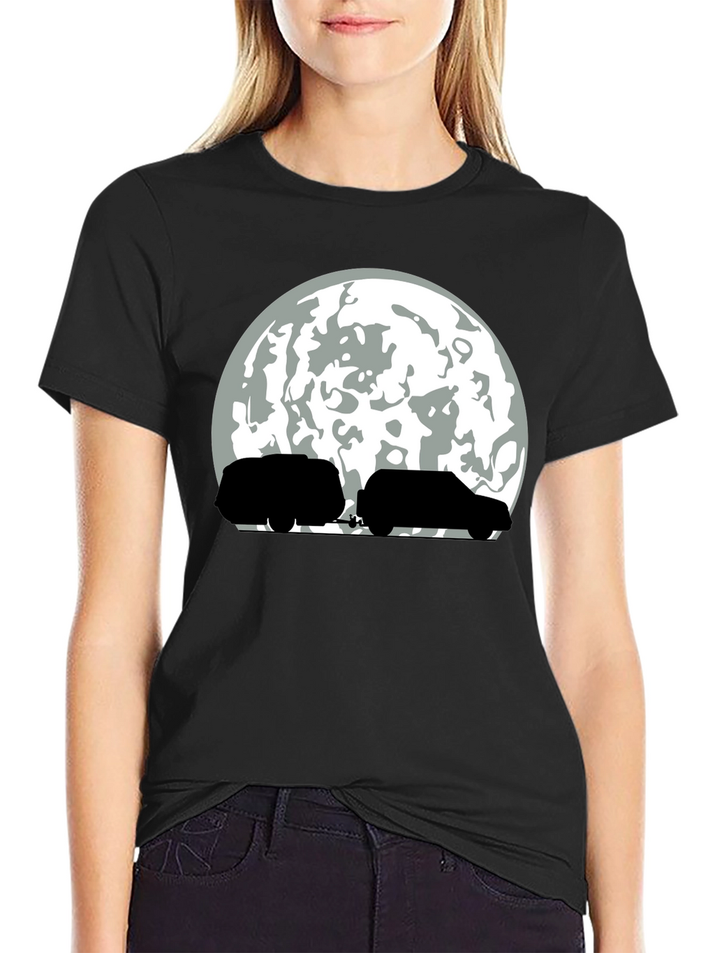 Camping Under the Moon T-Shirt