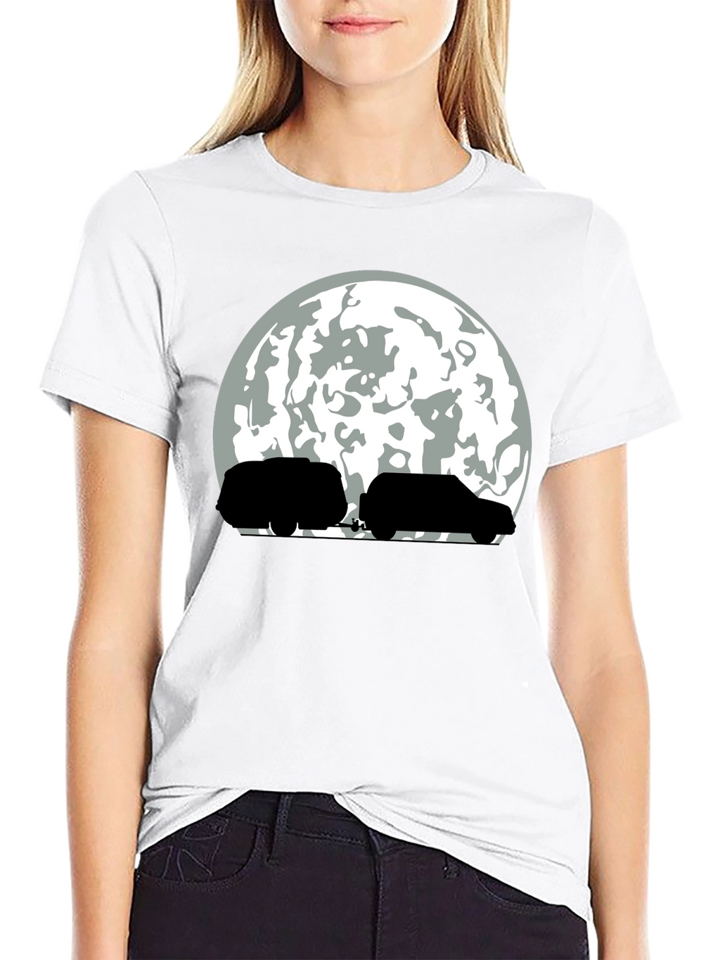 Camping Under the Moon T-Shirt