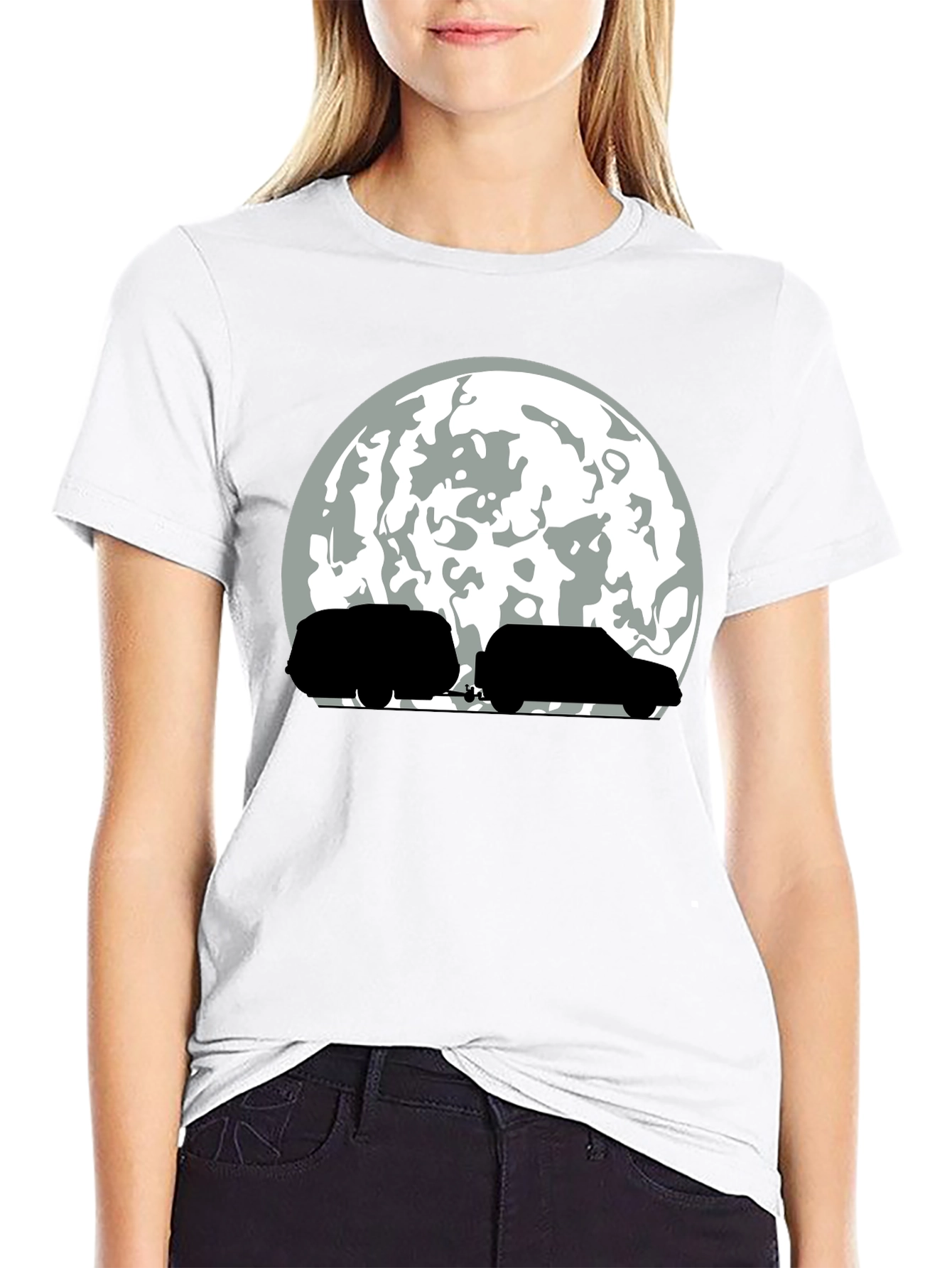 Camping Under the Moon T-Shirt