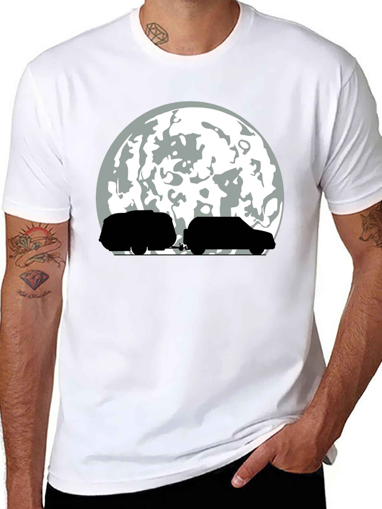 Camping Under the Moon T-Shirt