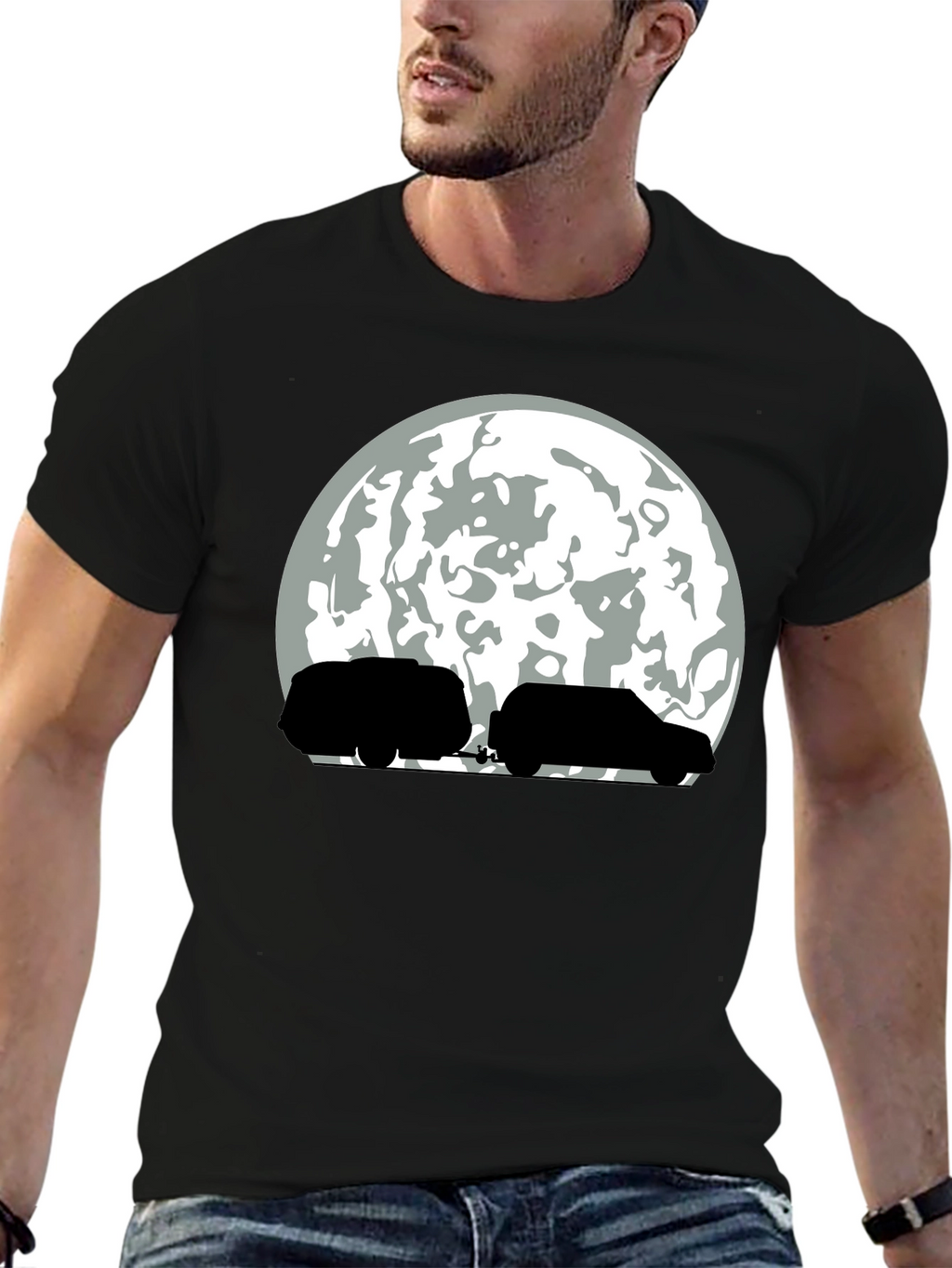 Camping Under the Moon T-Shirt