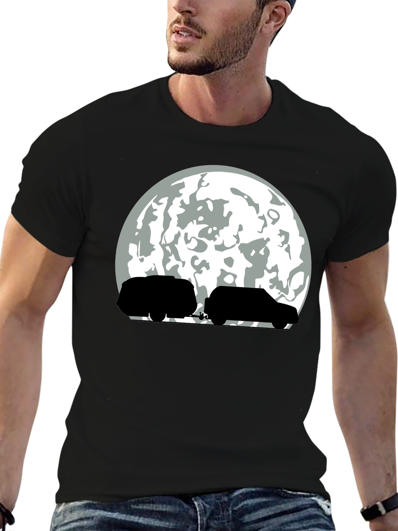 Camping Under the Moon T-Shirt
