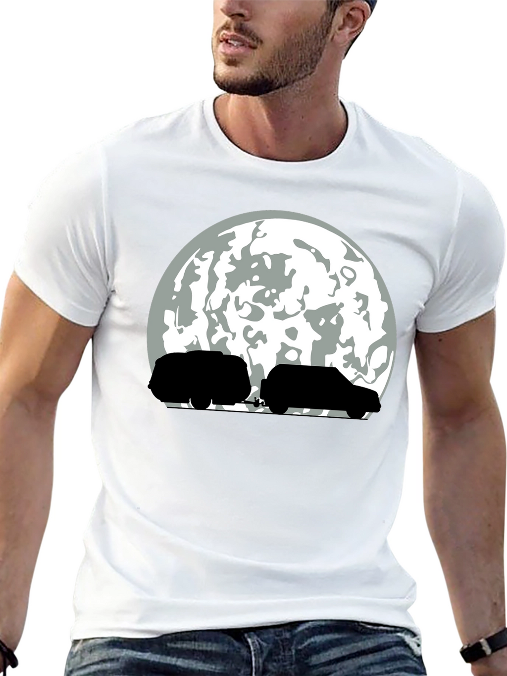 Camping Under the Moon T-Shirt