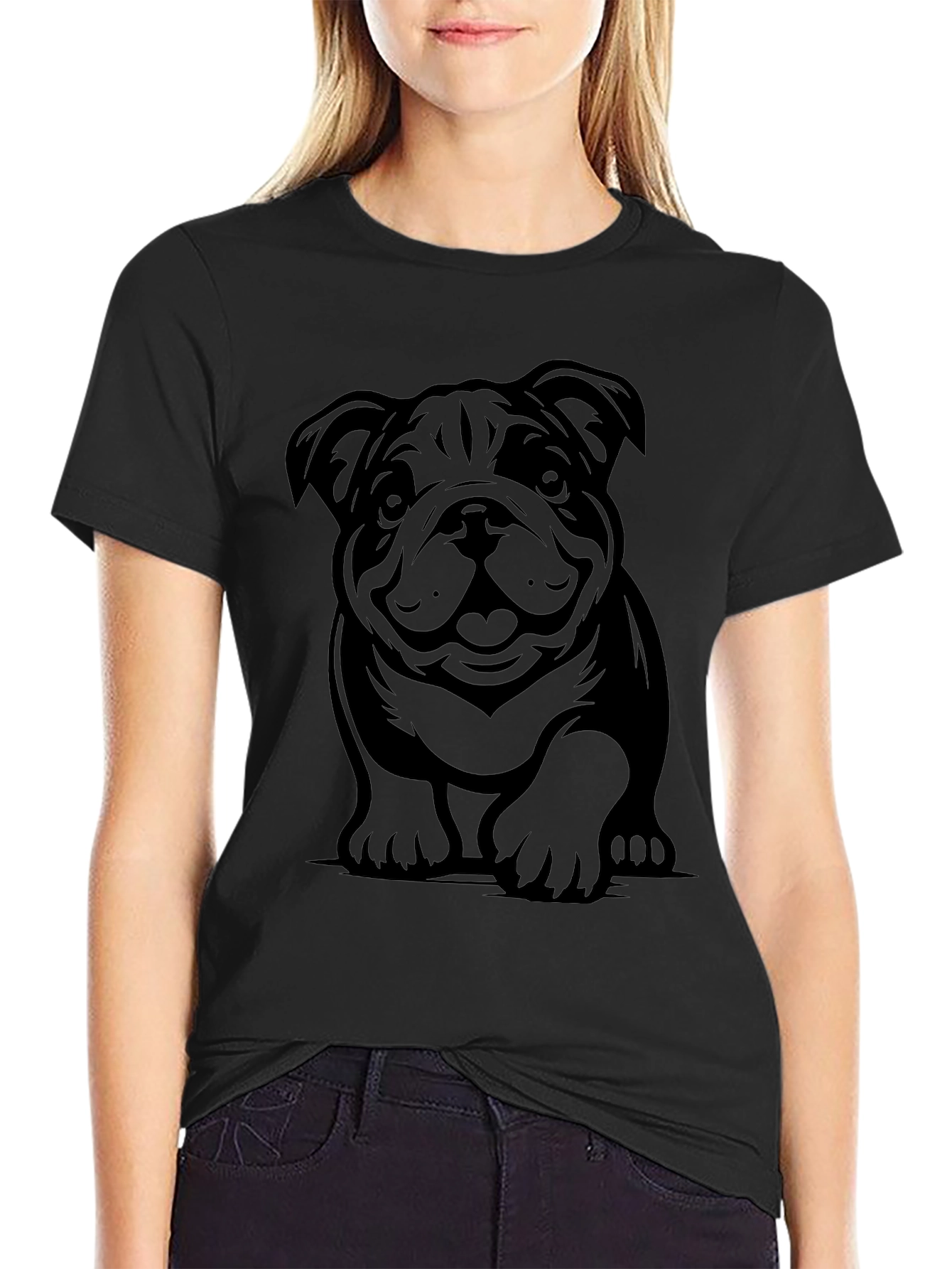 Bulldog Graphic T-Shirt