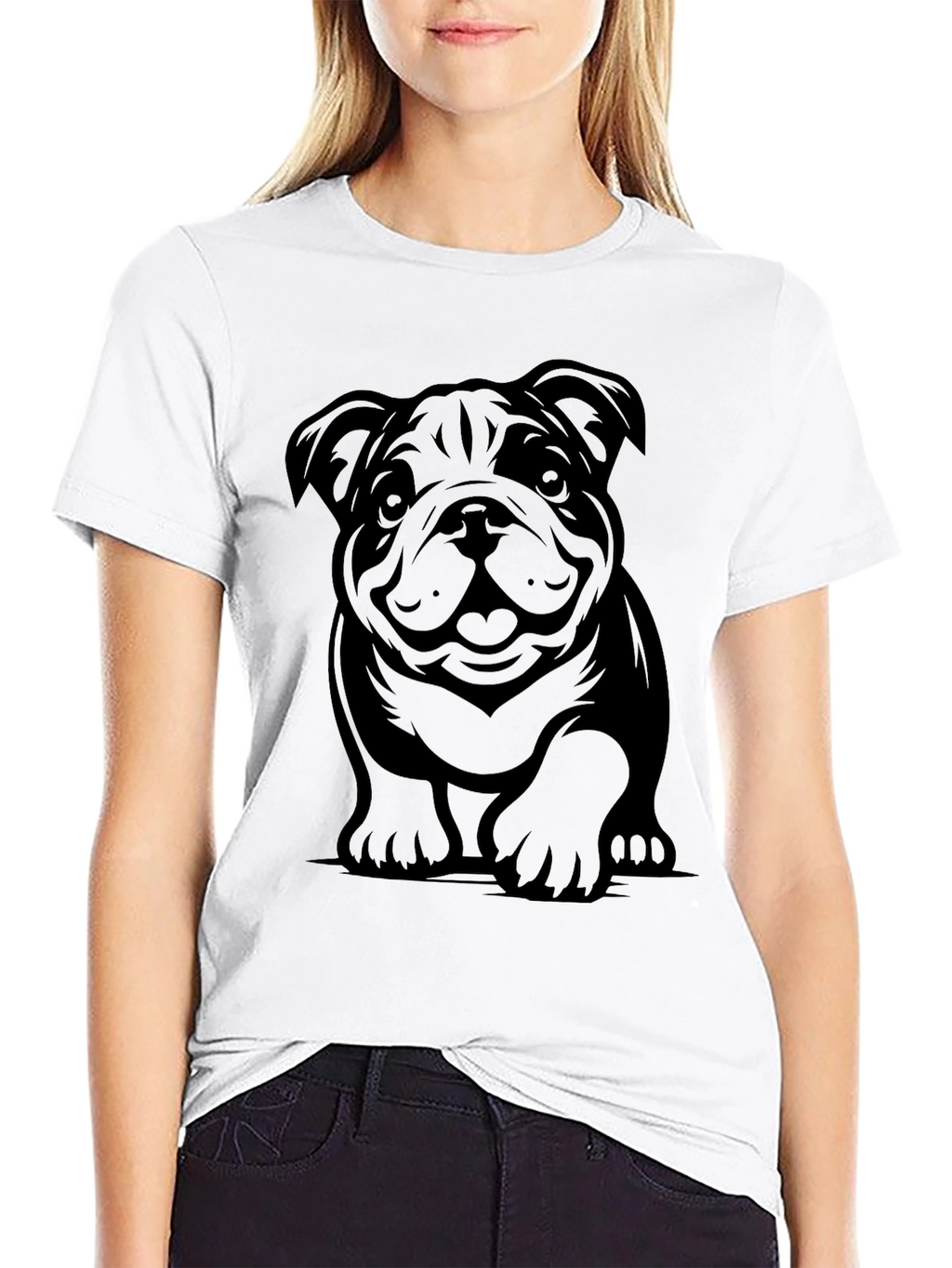 Bulldog Graphic T-Shirt