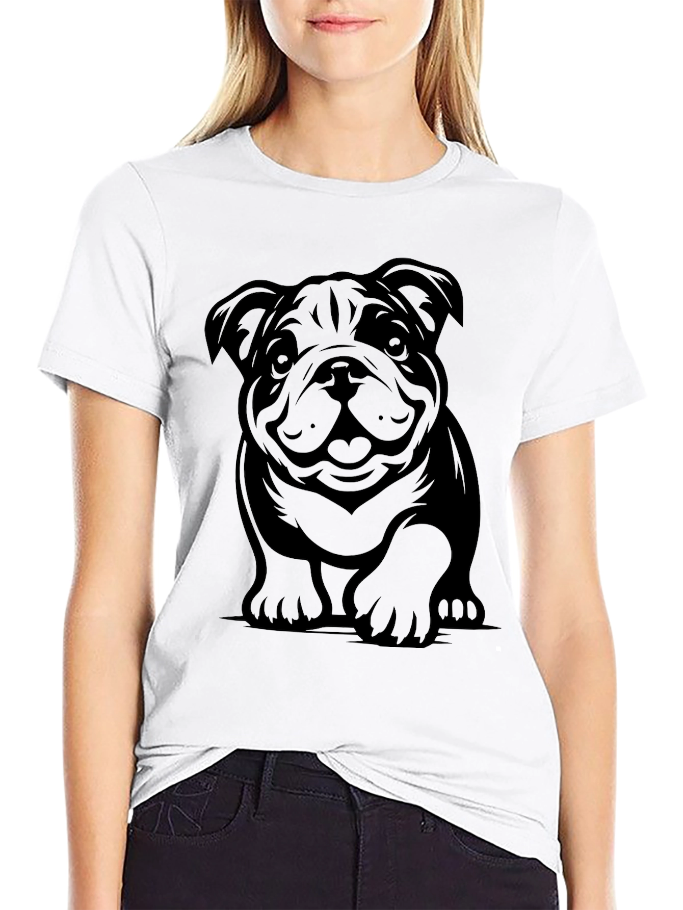 Bulldog Graphic T-Shirt