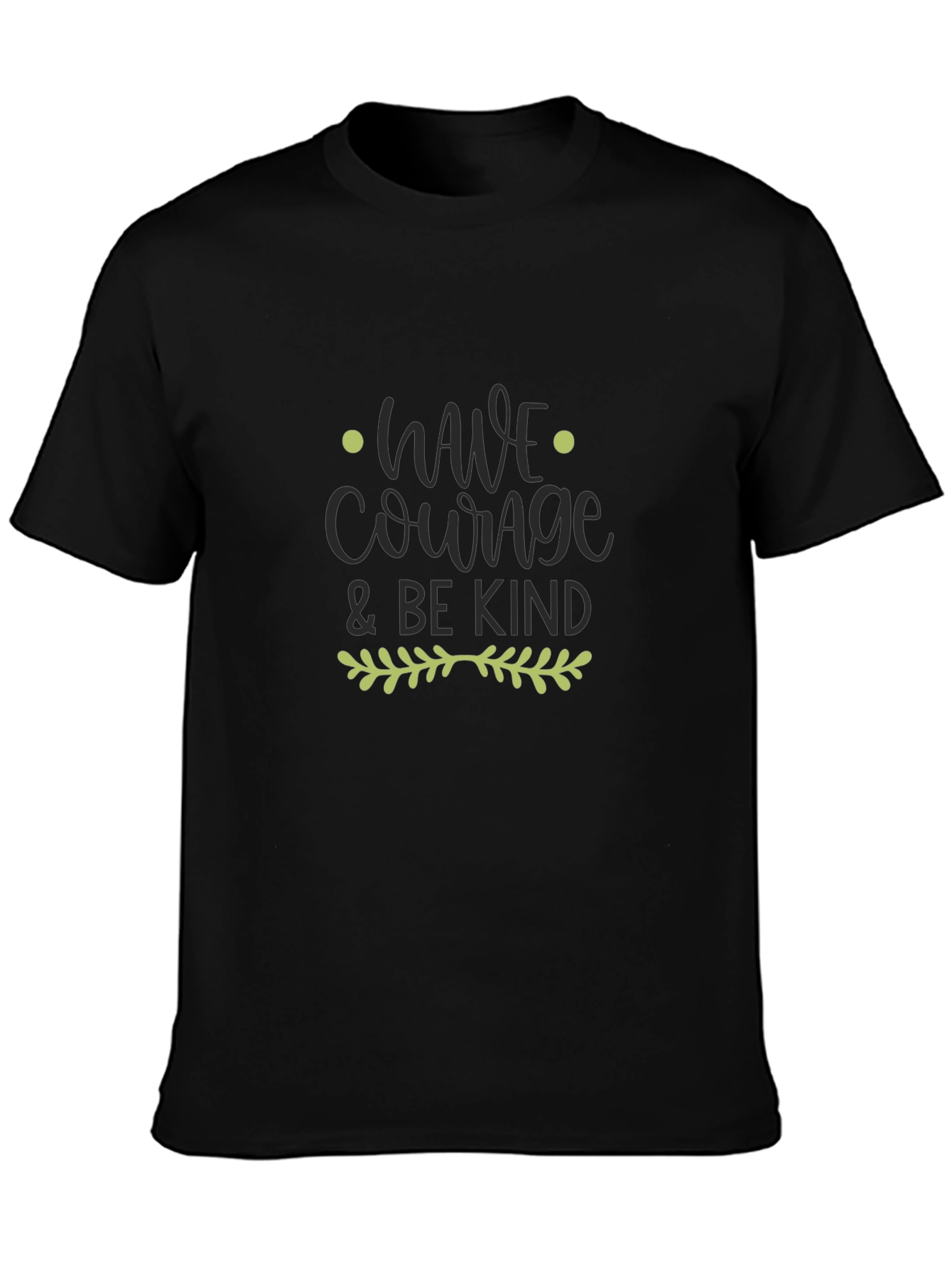 Courage & Kind T-Shirt - Black Graphic Tee