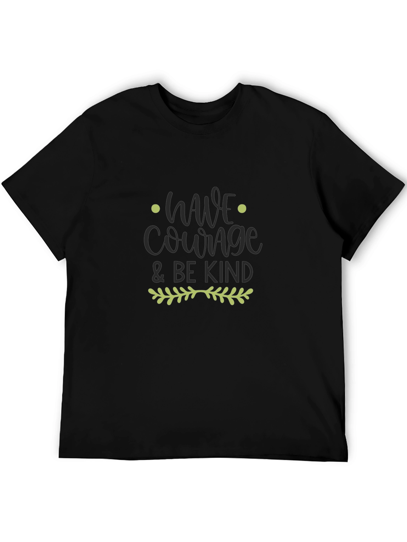 Courage & Kind T-Shirt - Black Graphic Tee