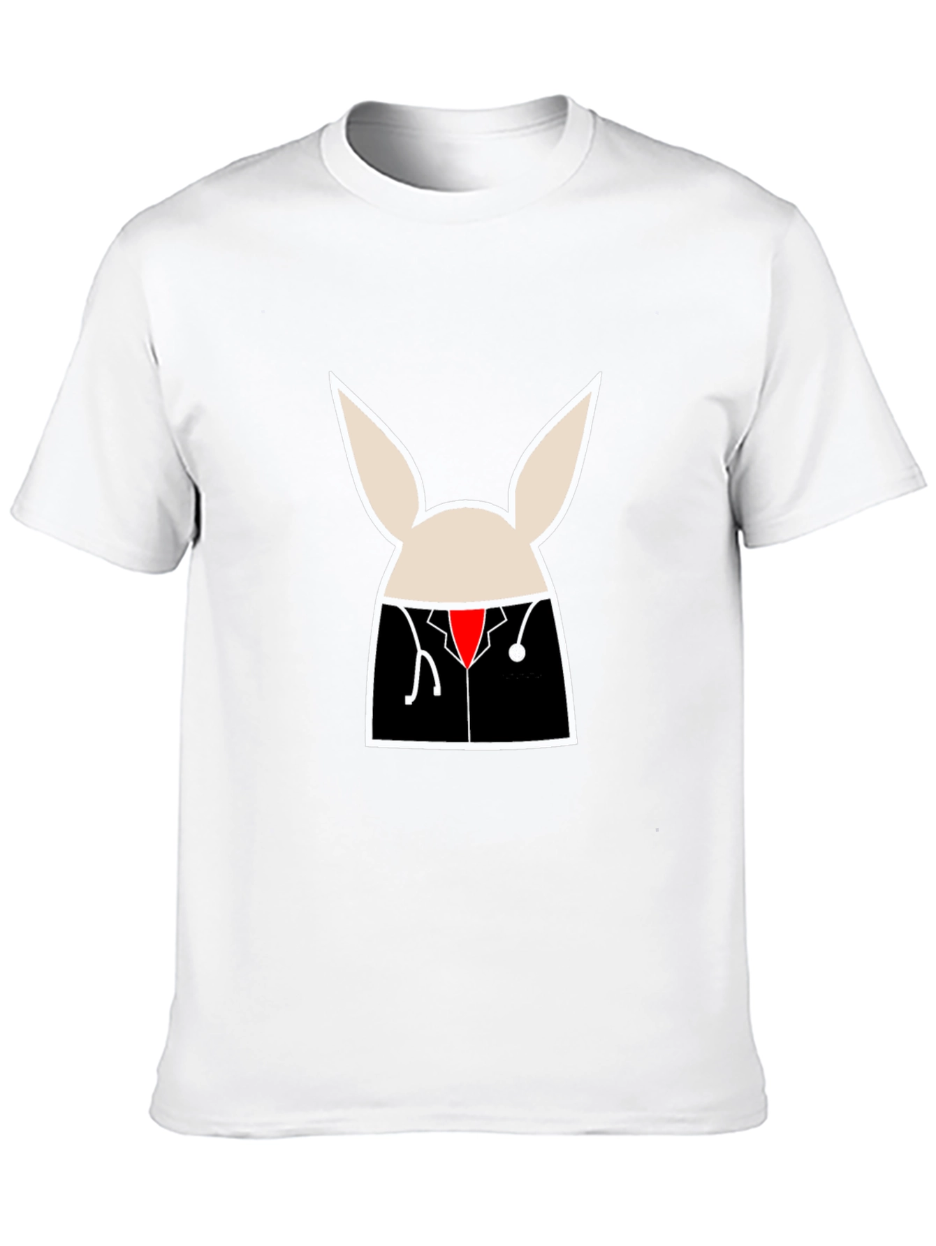 Doctor Bunny Graphic Tee - Unisex Black T-Shirt
