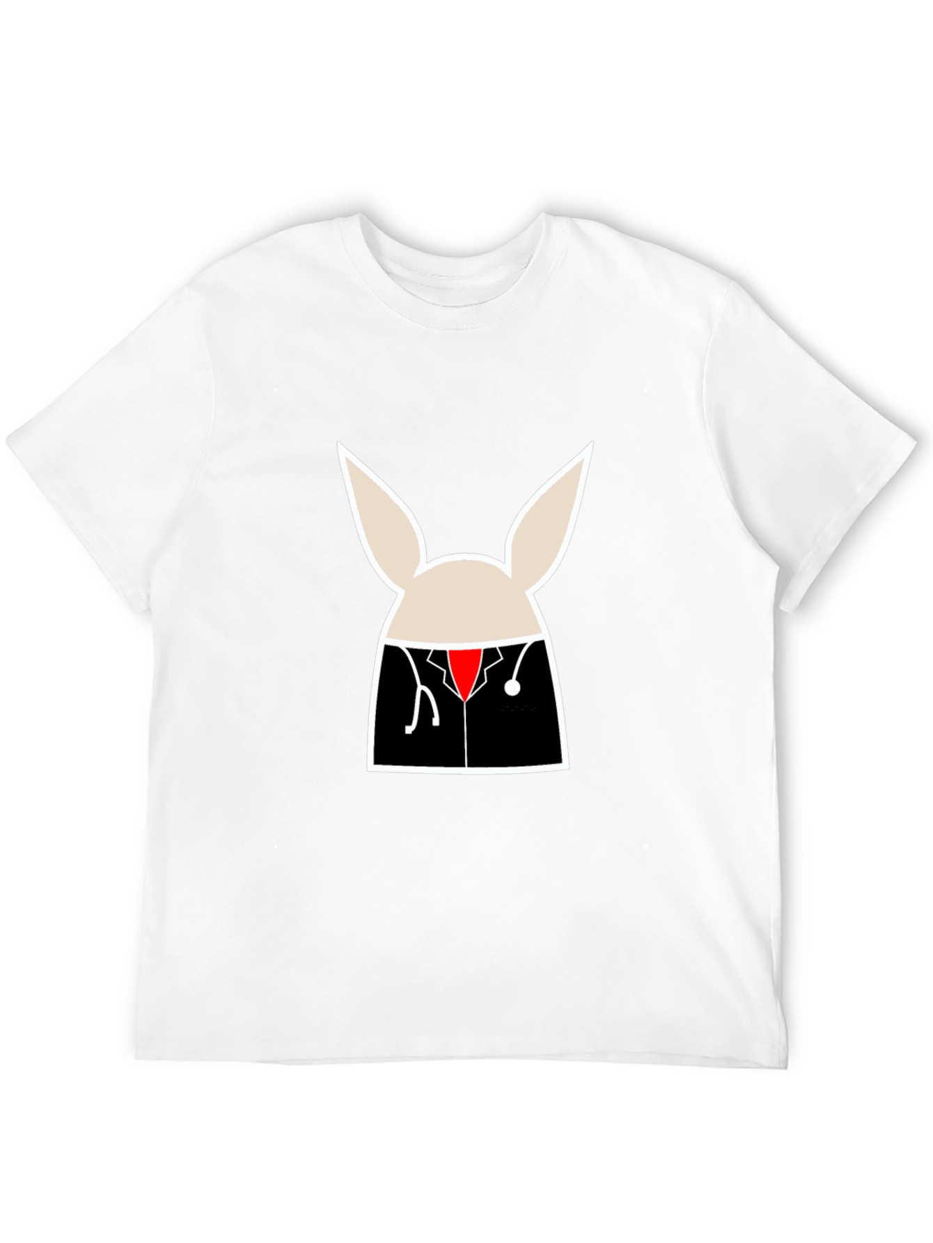 Doctor Bunny Graphic Tee - Unisex Black T-Shirt