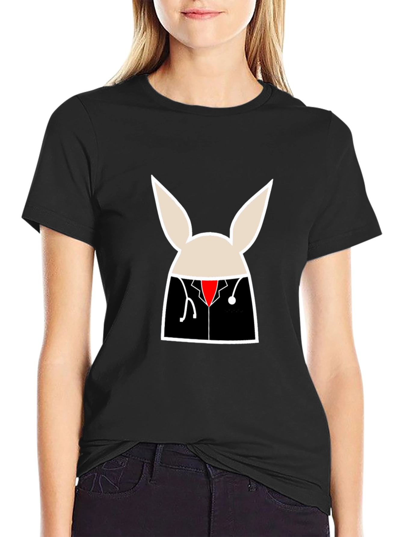 Doctor Bunny Graphic Tee - Unisex Black T-Shirt