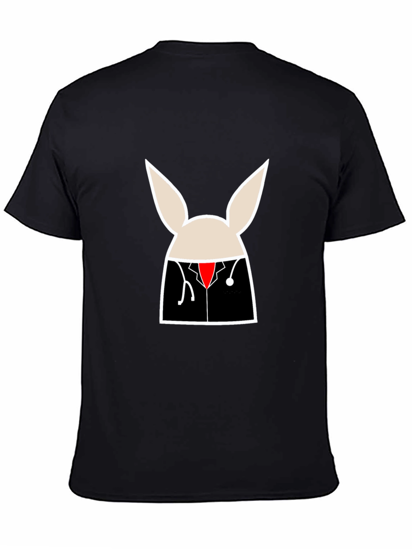 Doctor Bunny Graphic Tee - Unisex Black T-Shirt