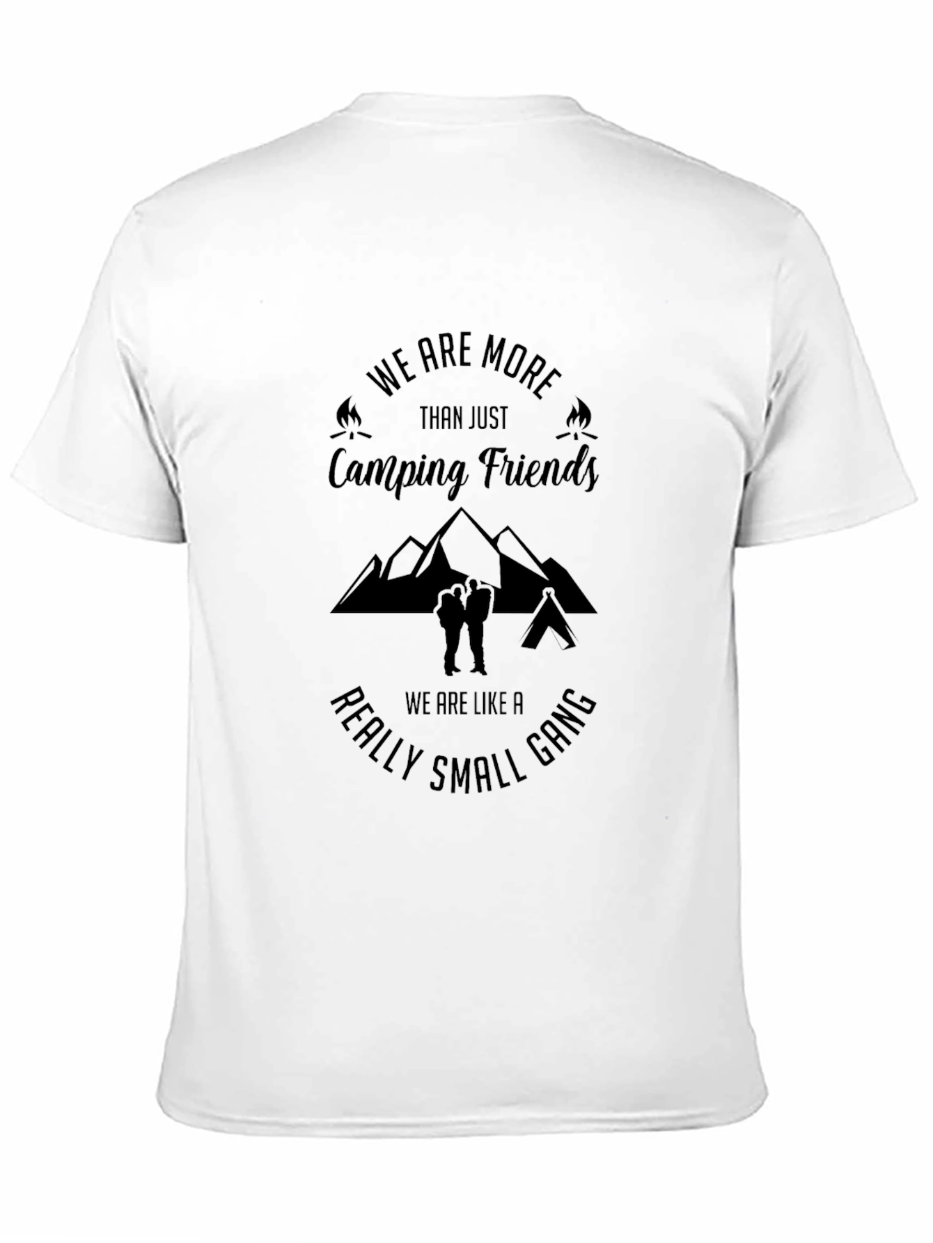 Camping Friends T-Shirt - Small Gang Adventure Tee