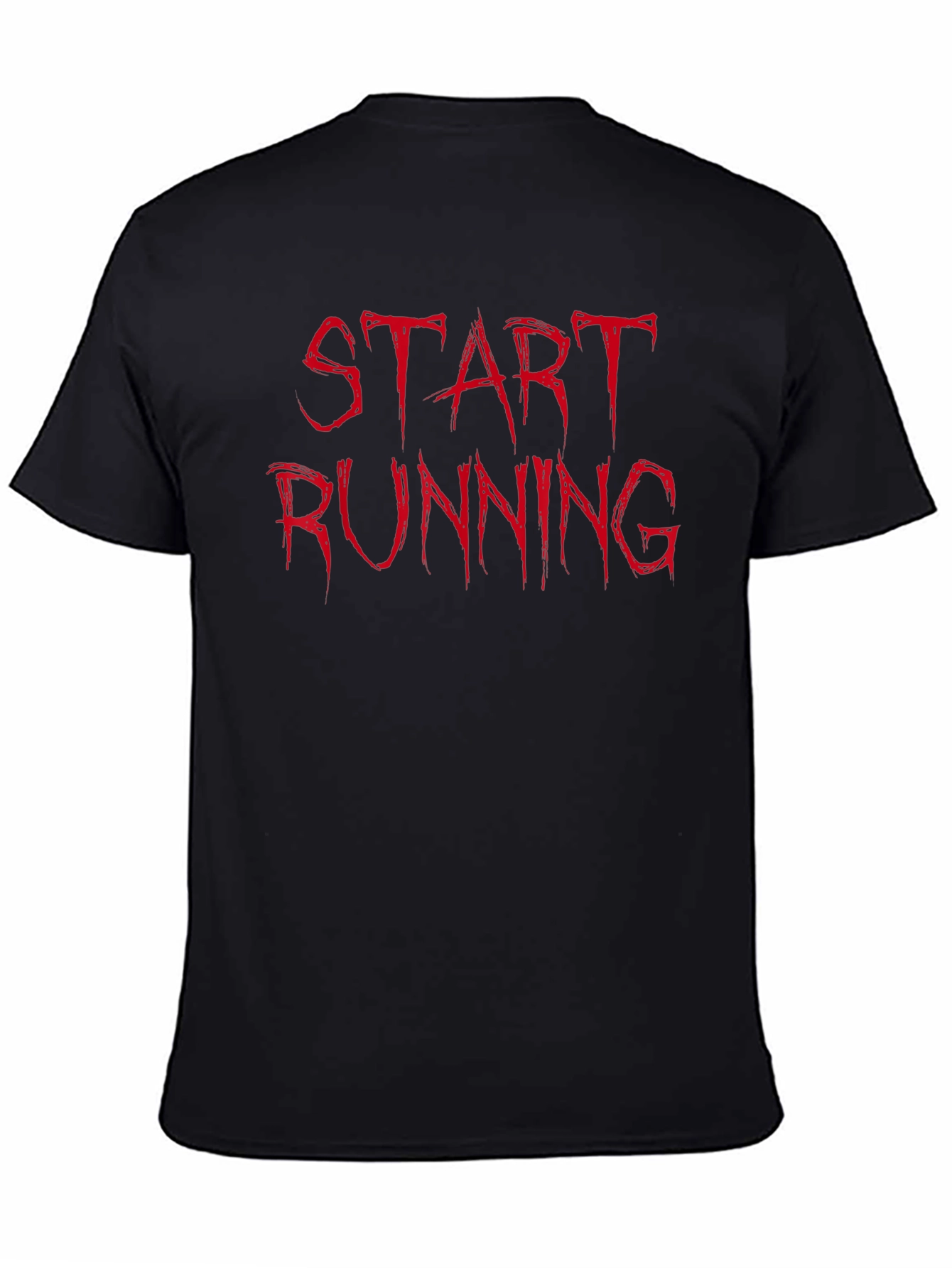 Start Running Graphic Tee - Black