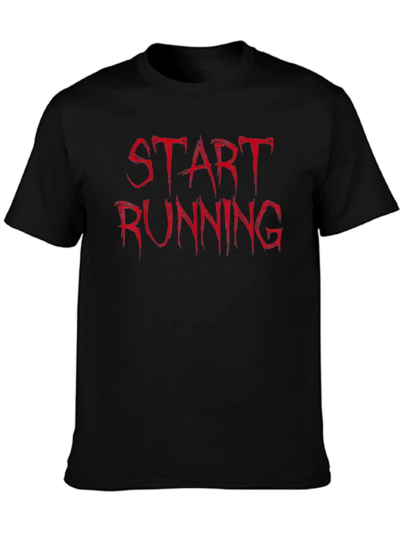 Start Running Graphic Tee - Black