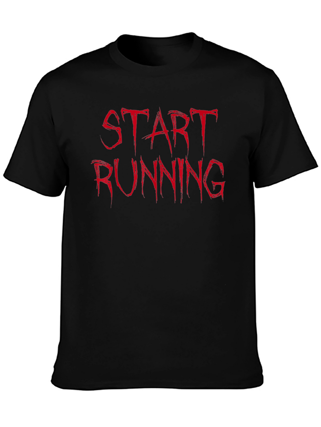 Start Running Graphic Tee - Black